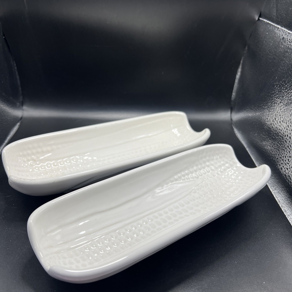 Ceramic Corn Holders Set Of Two